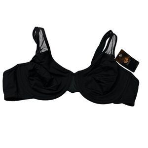 New Wacoal Black Unlined Underwire Bra 36C